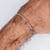 Pulseira de prata 925 9x3 2 mm