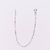 Pulseira de prata 925 Grumet dupla rosqueada 18 cm x 2,5 mm - Criart's