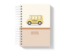 Agenda Escolar | 2025 - Capa Bus Nude