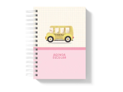 Agenda Escolar | 2025 - Capa Bus Rosa
