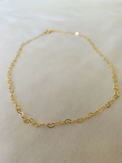 Chocker de Coração Ouro na internet