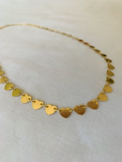 Chocker Coração de Ouro na internet