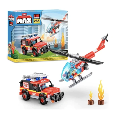 Fire adventure Max 265 piezas - Zuru