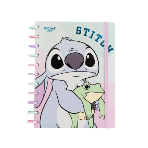 Cuaderno con sistema de discos A4 Stitch - Mooving Loop