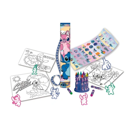 Mega tubo set de arte Stitch - Tapimovil