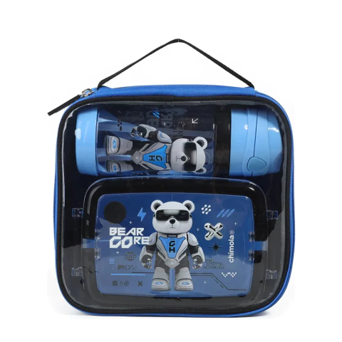 Set Lunchera y Botella Bearbot oso - Chimola