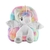 Mochila 12" Unicornio de peluche
