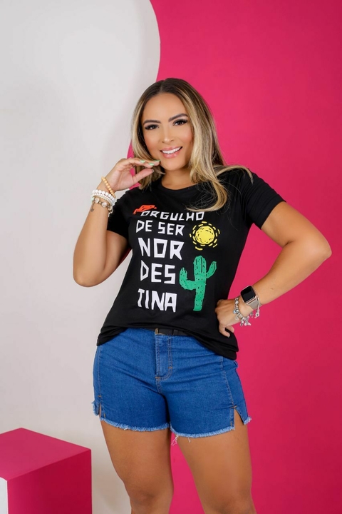 T-shirt Orgulho de ser Nordestina