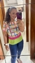 Imagem do T-shirt Tule Estampada