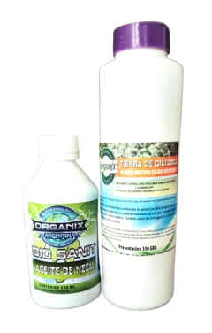 ACEITE DE NEEM X 250 ml PURO SIN ADITIVOS PRENSADO EN FRIO APTO CULTIVO ORGANICO + DIATOMEA