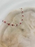 Pulseira zircônia rosa - comprar online
