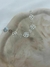 Pulseira elos rosas vazadas - comprar online