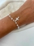 Pulseira zircônia cristal cruz pendurada - comprar online