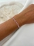 Pulseira zircônia rosa bebê