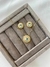 Conjunto zircônia azul acqua