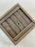 Colar gota zircônia verde cravejado