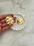 Brinco redondo dourado bijuteria - comprar online