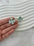 Brinco flor esmaltado bijuteria - comprar online