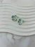 Brinco flor esmaltado bijuteria