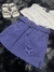 Saia jeans com cinto