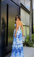 Vestido longo flores