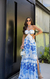 Vestido longo flores - loja online