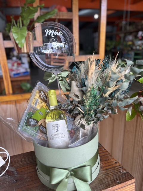 Box Rústica Vinho e Petiscos