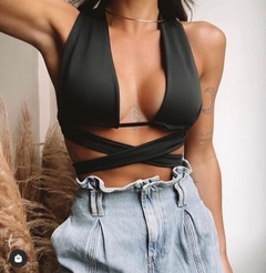 CROPPED C/ AMARRAÇÃO - comprar online