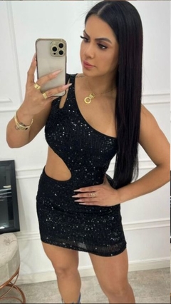 VESTIDO DE PAETE