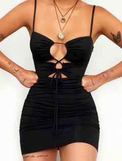VESTIDO C/ AMARRAÇÃO NA FRENTE