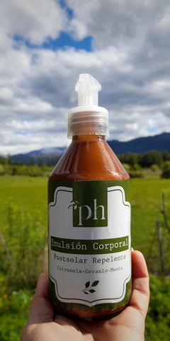Emulsión Corporal Postsolar Repelente con Citronela y Geranio