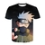 2021 verão novo japão anime kakashi itachi camisa masculina o-pescoço naruto na internet