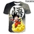 Dragon Ball Z figuras do anime Son Goku Super Saiyan 3D Print T Shirts Menino Cr - comprar online
