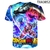 Dragon Ball Z figuras do anime Son Goku Super Saiyan 3D Print T Shirts Menino Cr - comprar online