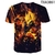 Dragon Ball Z figuras do anime Son Goku Super Saiyan 3D Print T Shirts Menino Cr - comprar online