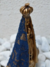 Imagem Estátua Nossa Senhora Aparecida Manto em Renda Tecido - O Santo Bateu