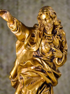 Imagem Jesus Cristo Abençoando 30 Cm - O Santo Bateu