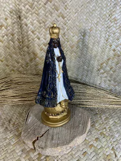 Imagem Estátua Nossa Senhora Aparecida manto Azul Grande - comprar online