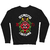 Moletom Careca Old School Tatuagem Rosa Adaga Raios Simbologia