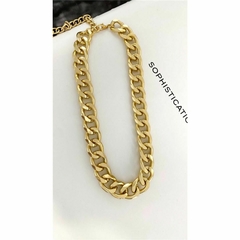 CHOKER MAXI ELOS GRUMET DOURADO - comprar online