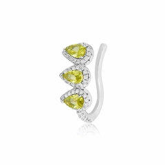 PIERCING FAKE TRIO GOTAS OLIVE GREEN - comprar online