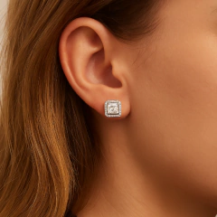 BRINCO SQUARE CRISTAL CRAVEJADO ZIRCÔNIAS na internet