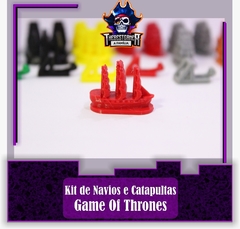 Kit de Navios e Catapultas Game of Thrones - comprar online