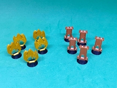 Kit Senhor dos Anéis - Jornadas na terra média - Expansão Propagação da Guerra - Dobrão 3D 