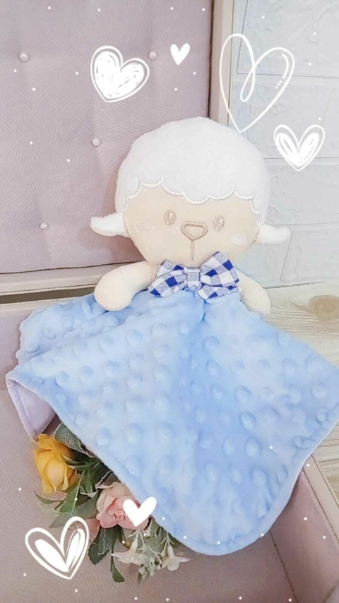 Naninha Ovelha Azul Bebê