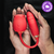 Flora | Vibrador 2 em 1 (sugador e dildo com movimento vai e vem)