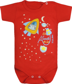 BODY FOGUETE BRILHA NO ESCURO linha MUNDO DA LUA - comprar online