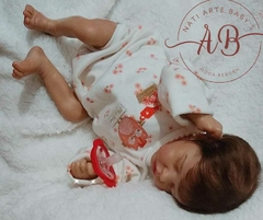 BEBÊ REBORN TWIN A MENINA Olhos Fechados (PREMATURA) - comprar online
