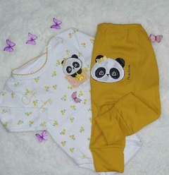 COMJUNTO BODY ML+ MIJÃO LINHA PANDA FEMININO
