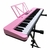 Teclado Musical Waldman 61 Teclas - WTS-300PK - Cor Rosa - Criatividade Musical - Loja In Concert